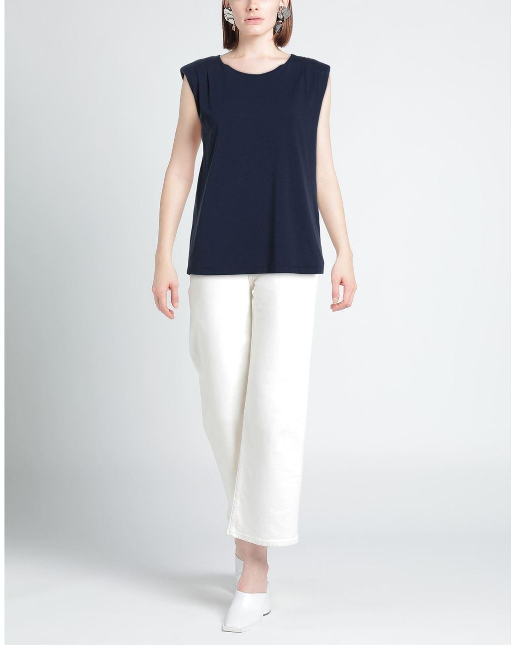 Vicario Cinque Blue Tops
