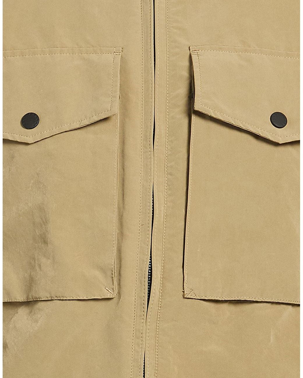 Paul & Shark Natural Khaki Jacket Polyester, Nylon for men