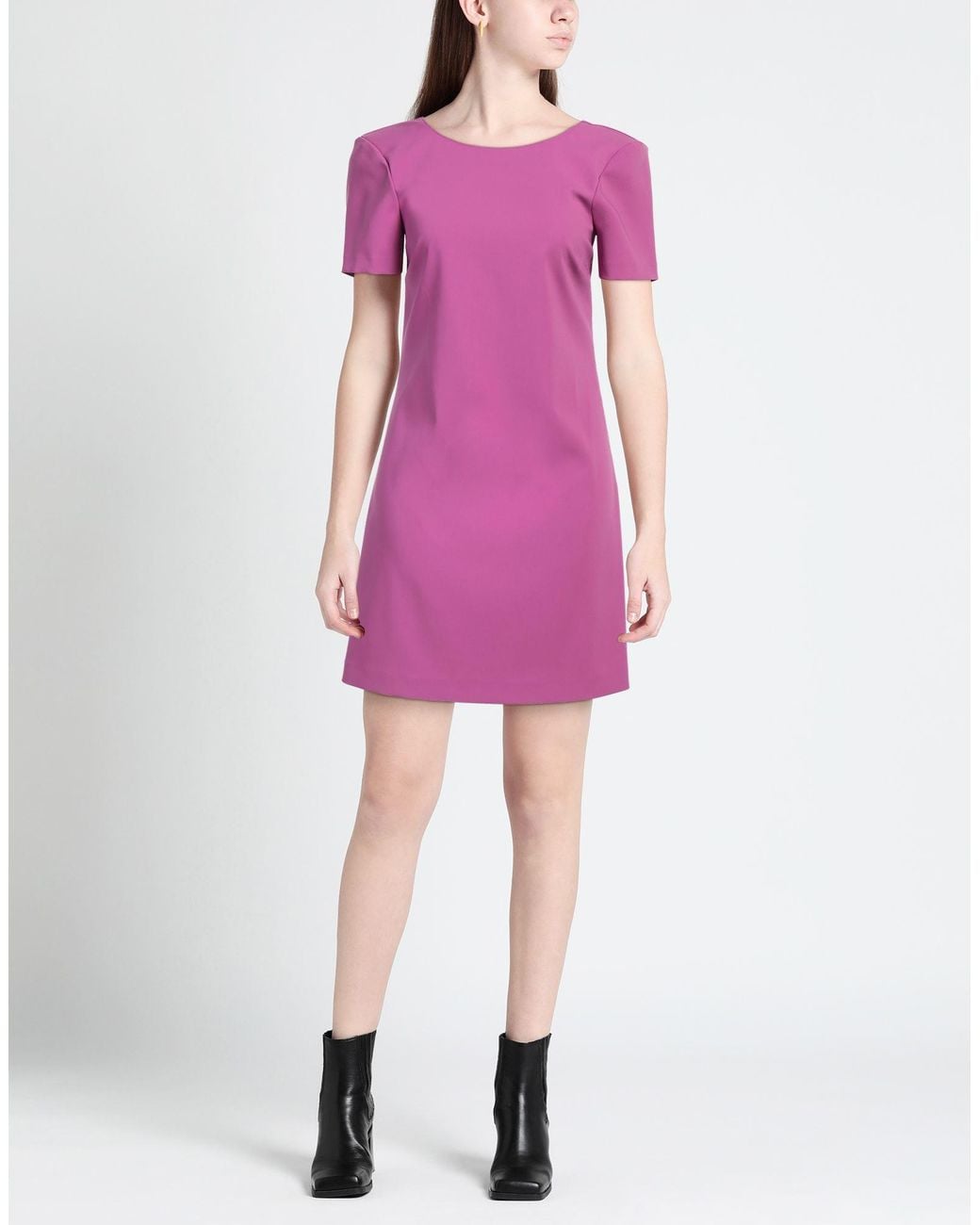 Patrizia Pepe Purple Mini Dress