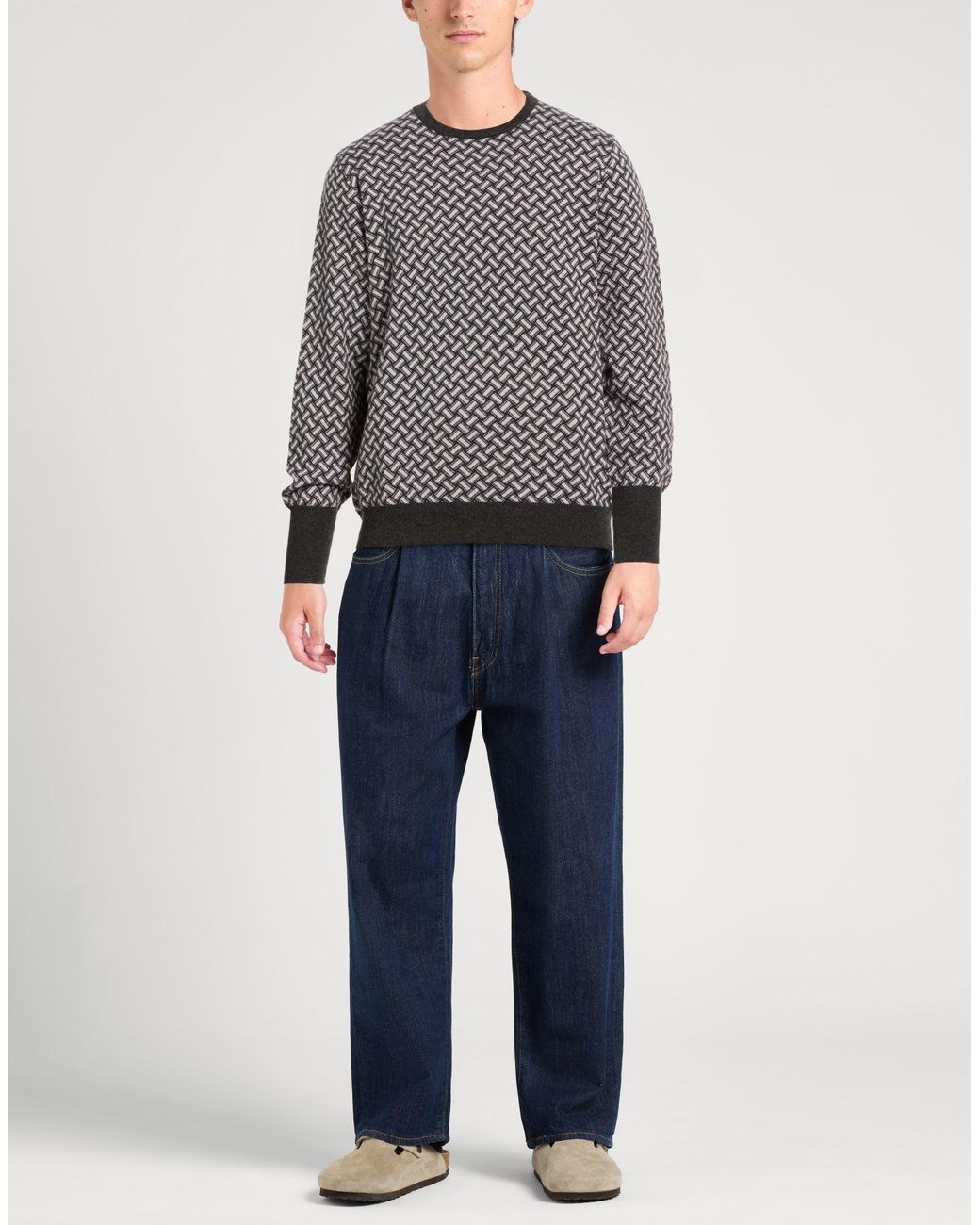Drumohr Gray Jumper for men