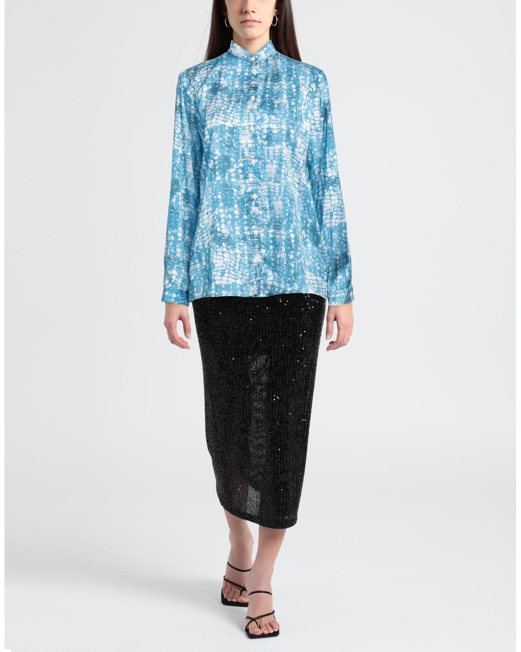 Roberto Cavalli Blue Shirt
