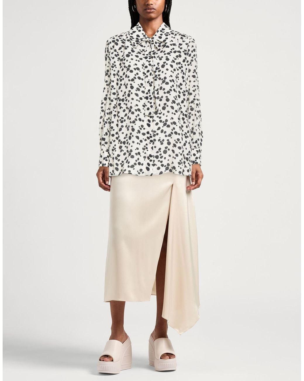 MSGM White Shirt Viscose