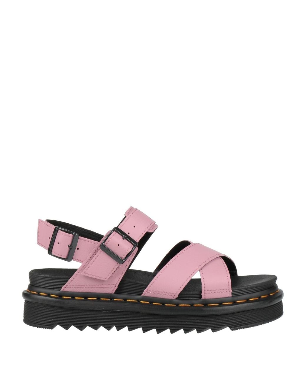 Dr. Martens Brown Voss Li Dusty Athena Antique Rose Sandals Leather