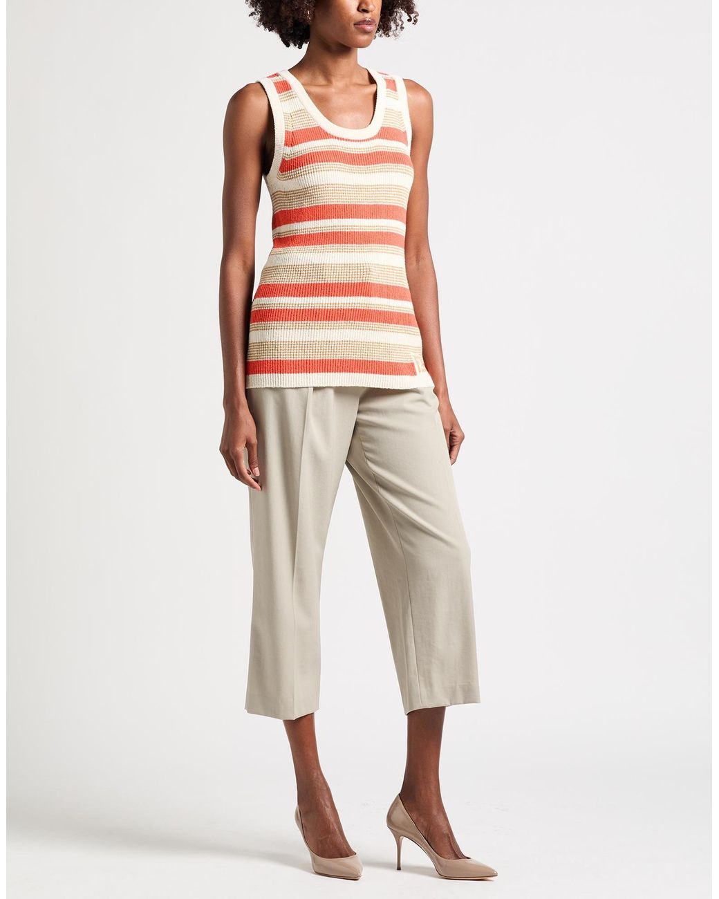 Fendi Orange Top Cotton, Polyamide