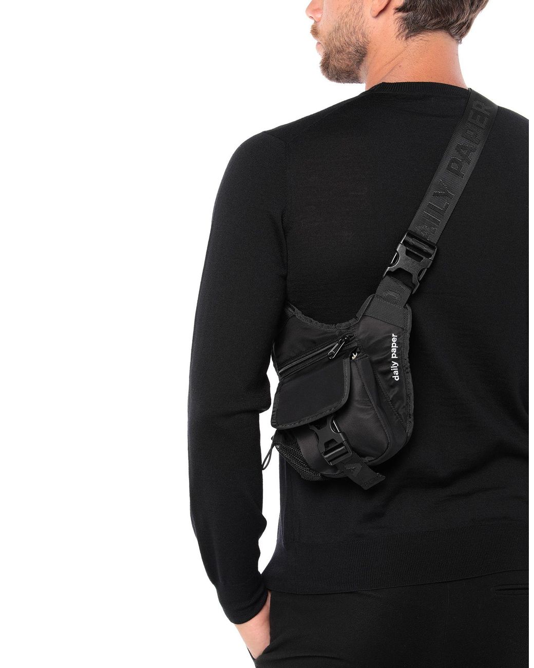 Daily Paper Cross-body Bag in Black for Men