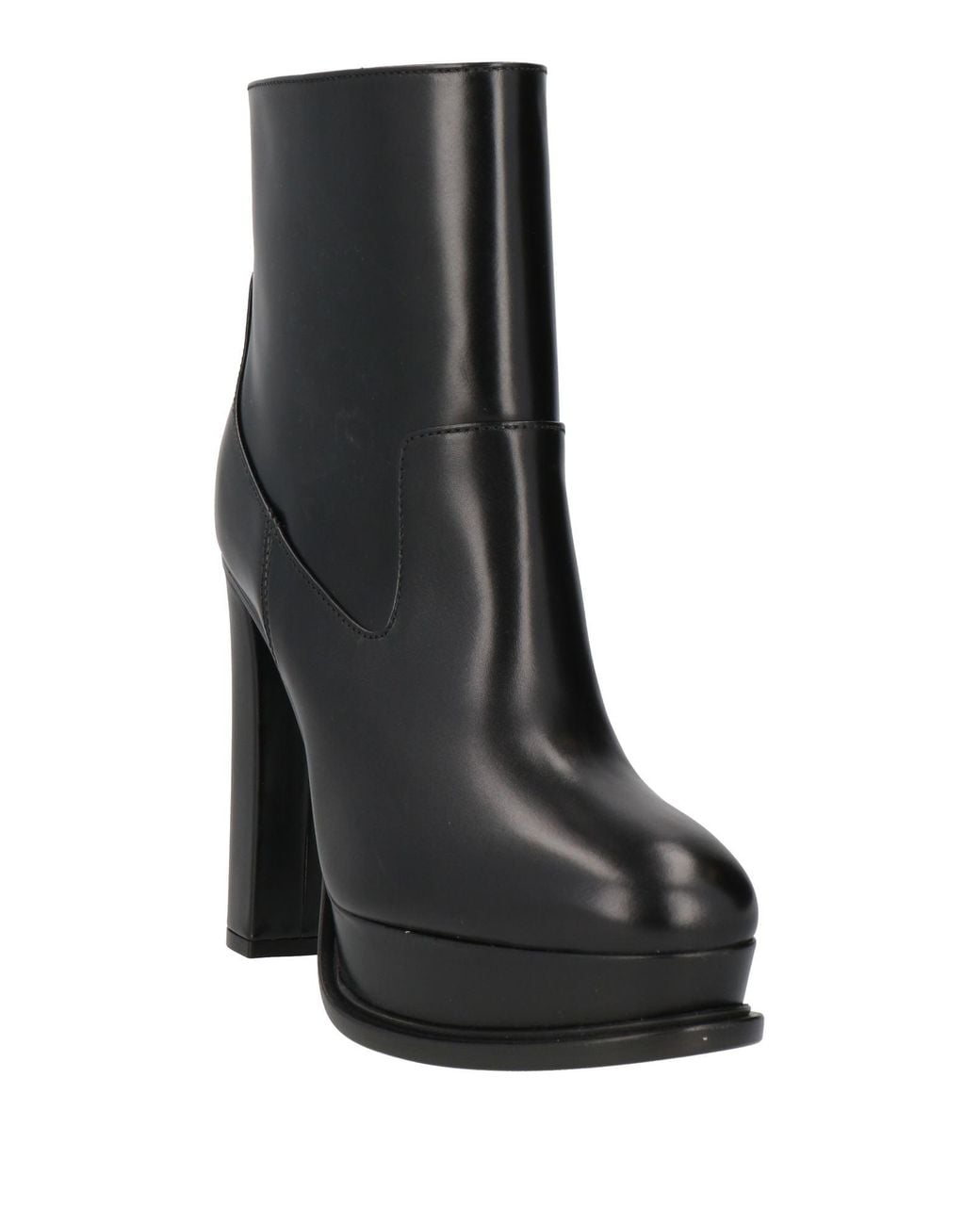 McQueen Black Ankle Boots
