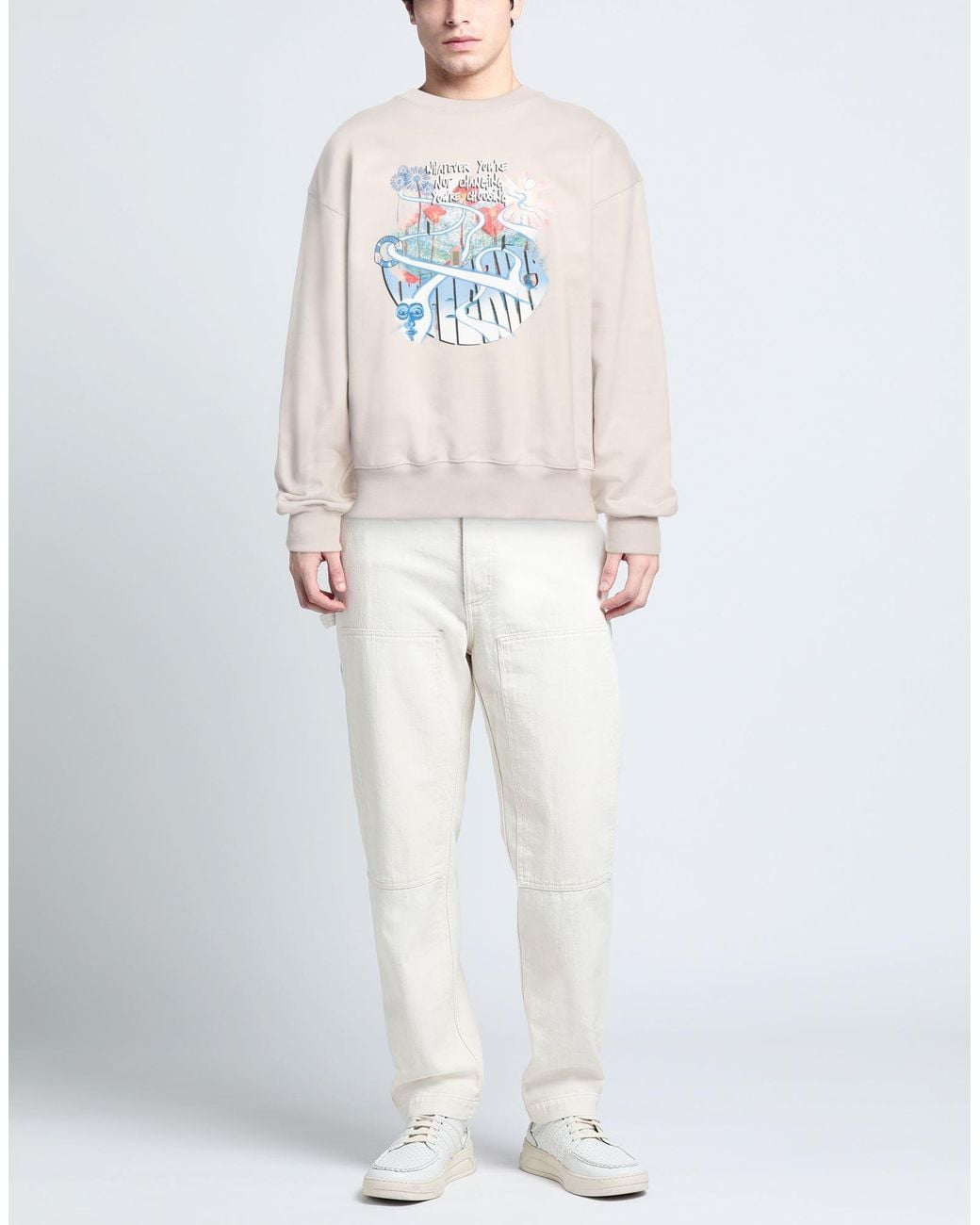 Isnurh White Sweatshirt for men