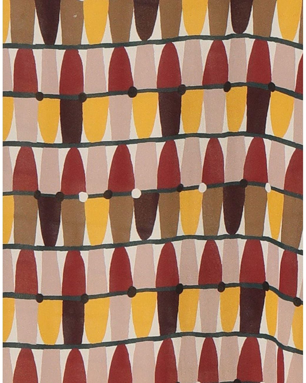 Robert Friedman Brown Marigold Top Viscose