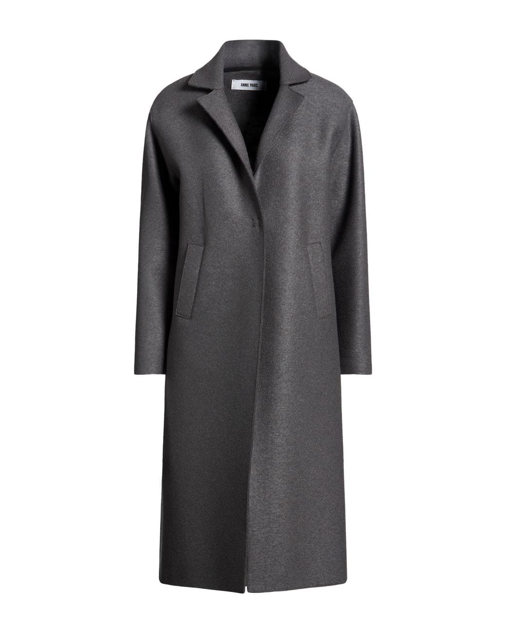 ANNIE PARIS Gray Coat Virgin Wool