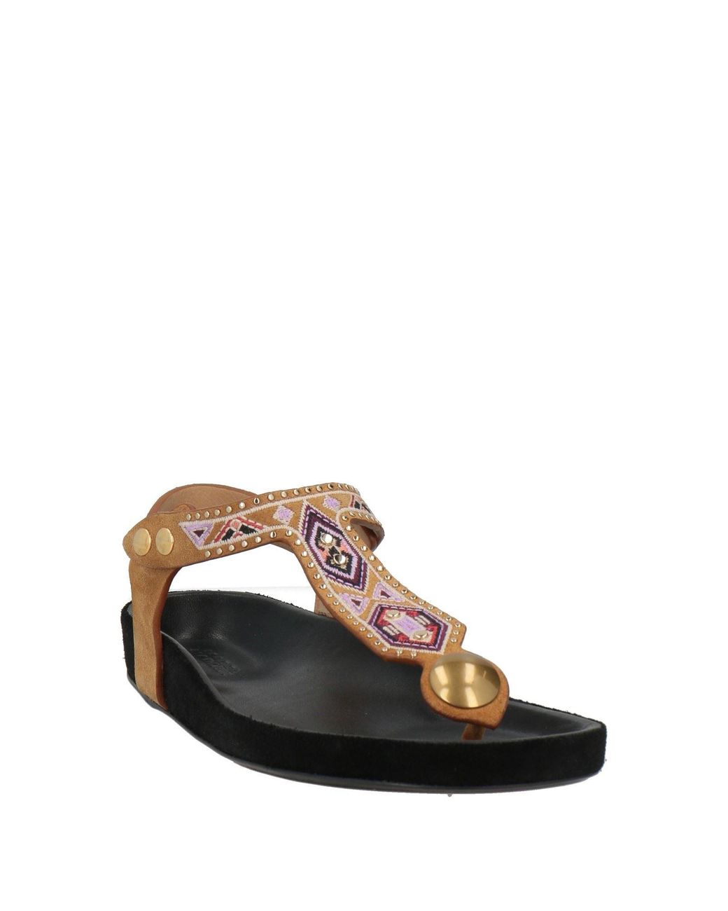 Isabel Marant Natural Thong Sandal Cow Leather