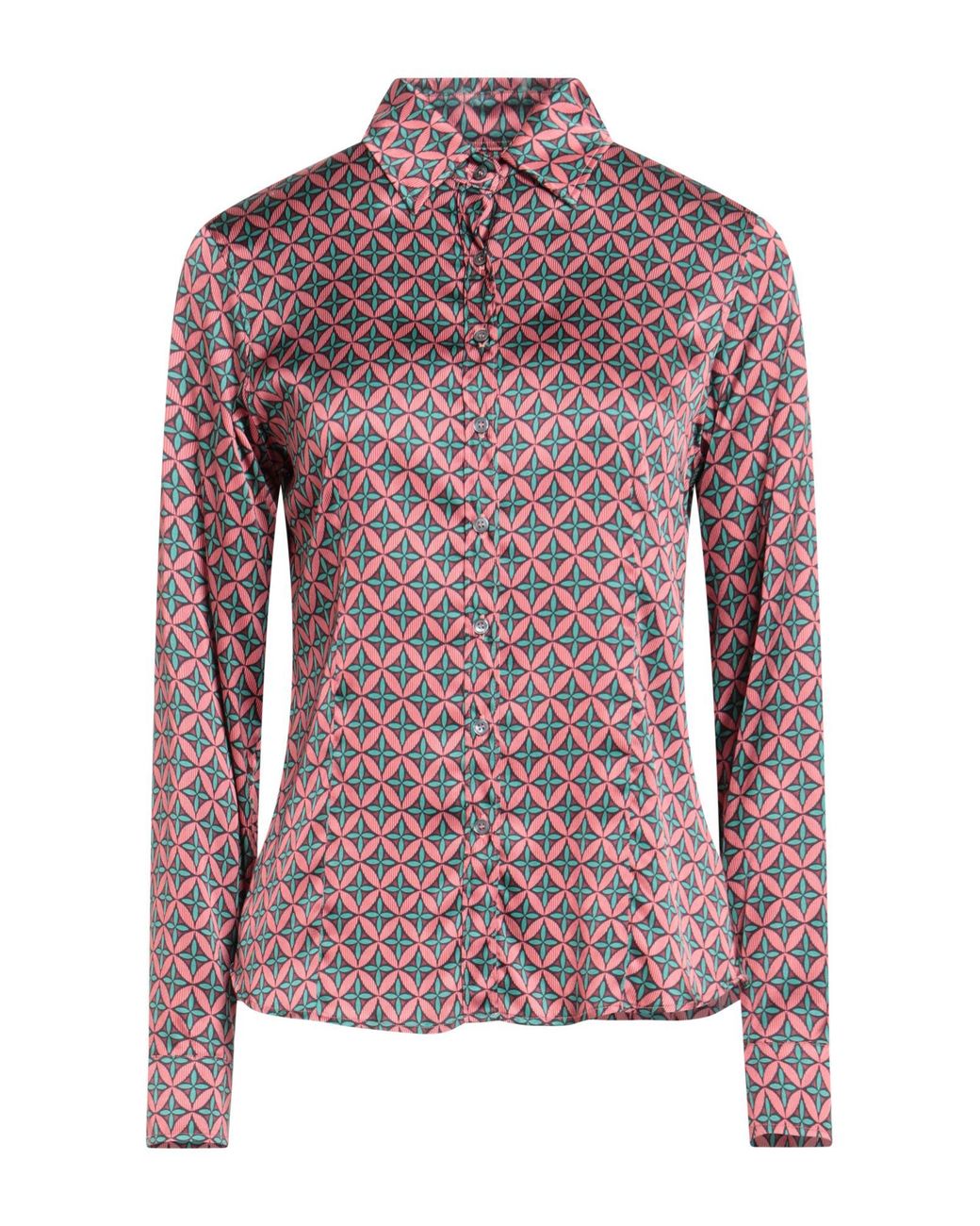 Robert Friedman Red Shirt Viscose, Elastane