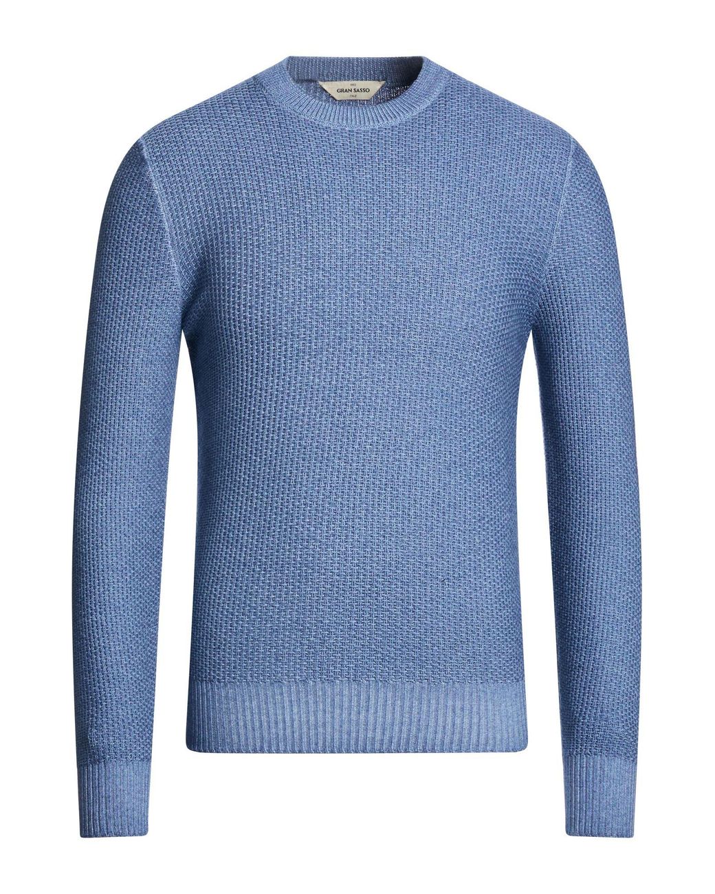 Gran Sasso Blue Sweater Virgin Wool for men