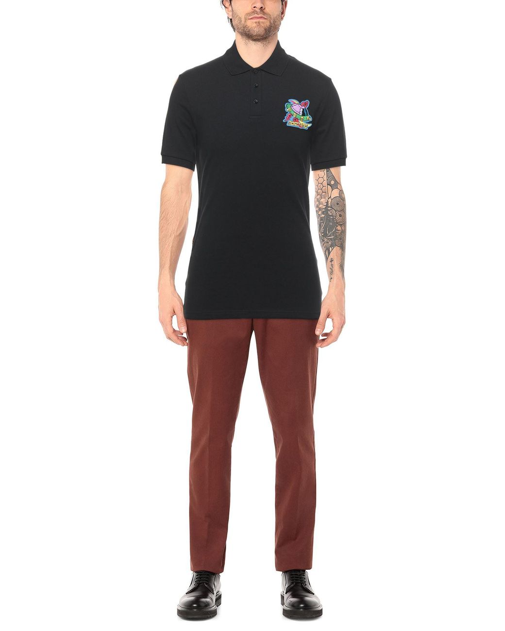 Moschino Black Polo Shirt for men