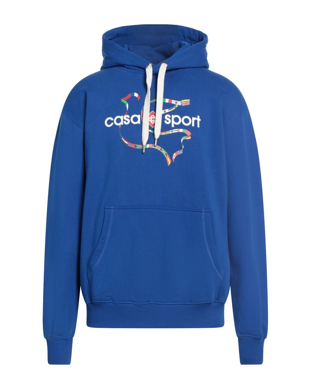 Casablanca Blue Bright Sweatshirt Organic Cotton for men