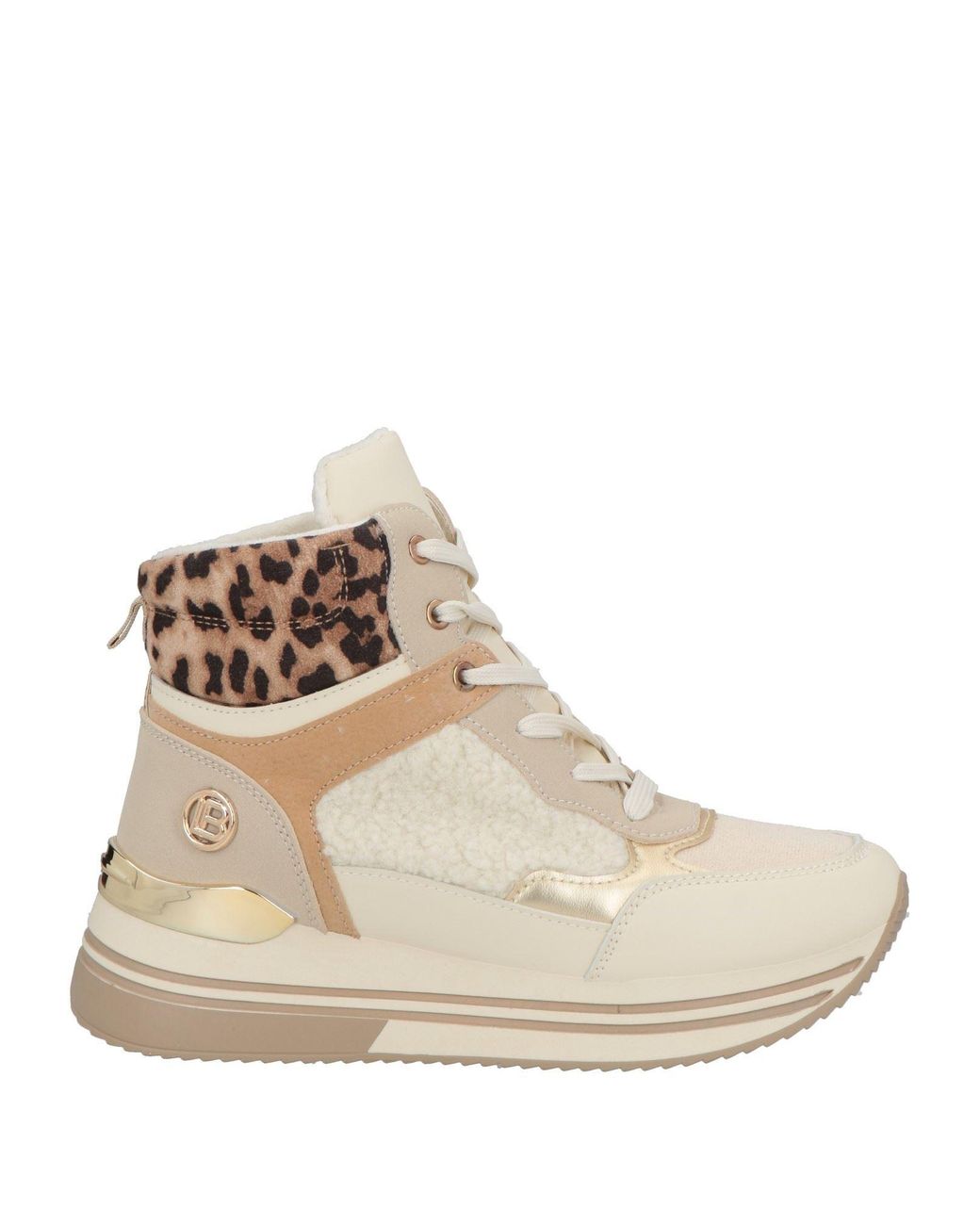 Laura Biagiotti Natural Sneakers Synthetic Material, Textile Fibers