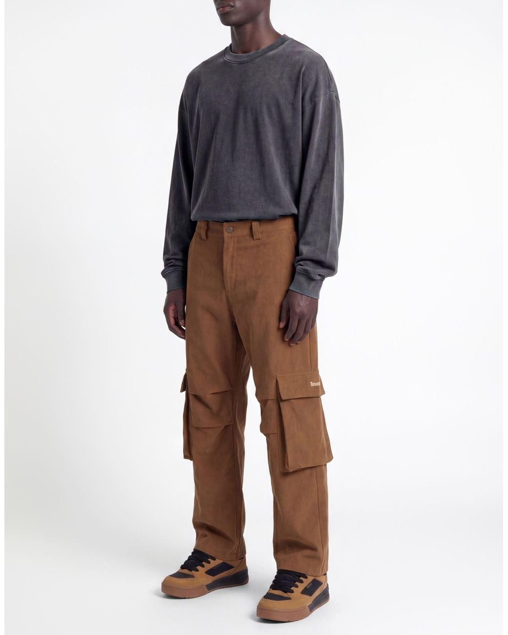 DISCLAIMER Brown Pants for men