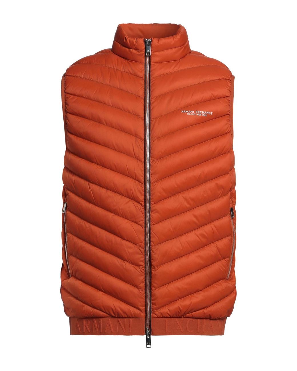 ARMANI EXCHANGE Orange Gilet for men