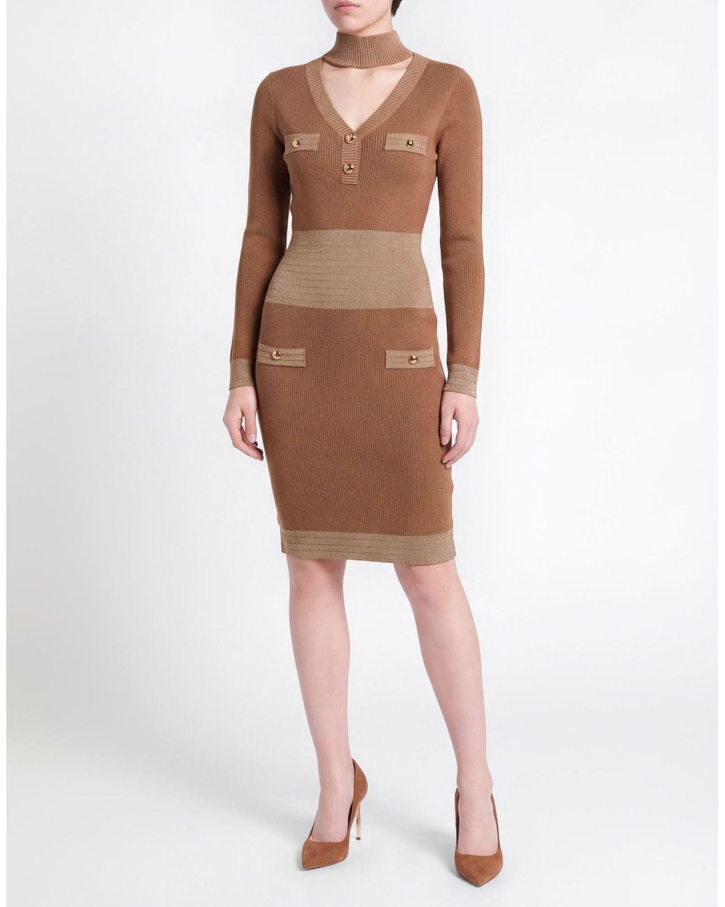 No Secrets Brown Mini Dresses