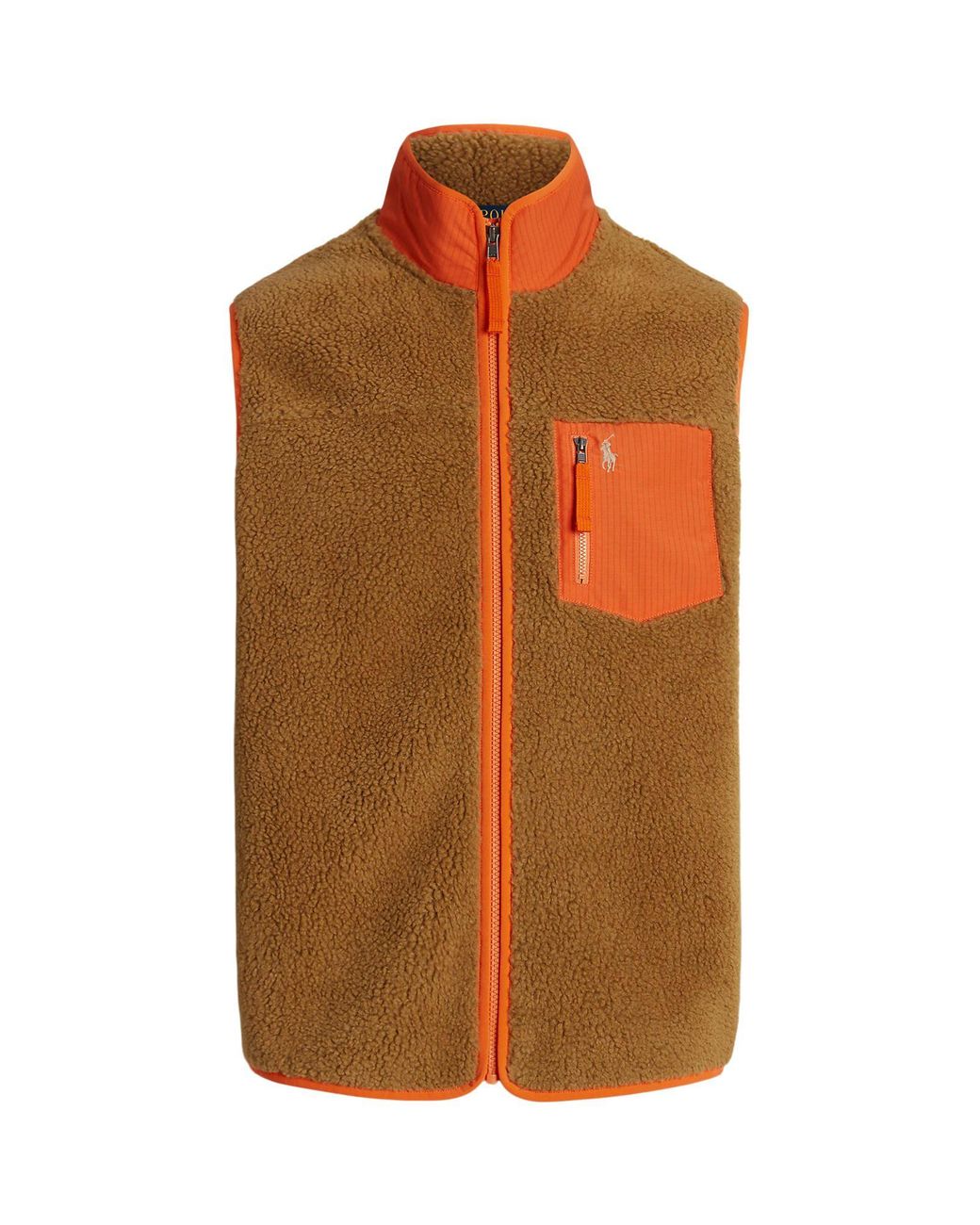 Polo Ralph Lauren Orange Teddy Coat for men