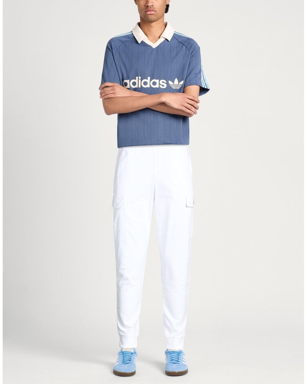 EA7 White Trouser for men