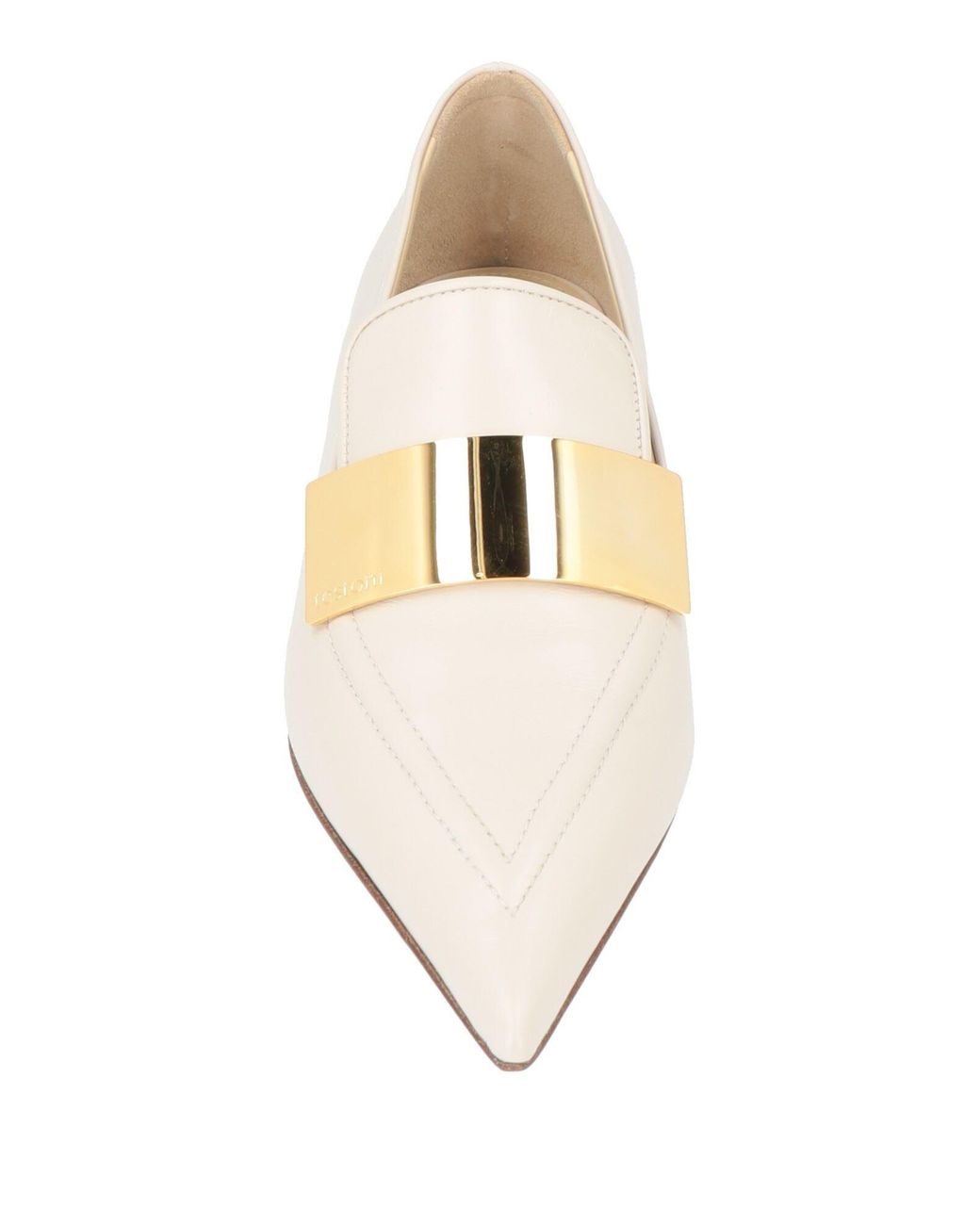 Testoni Natural Ballet Flats