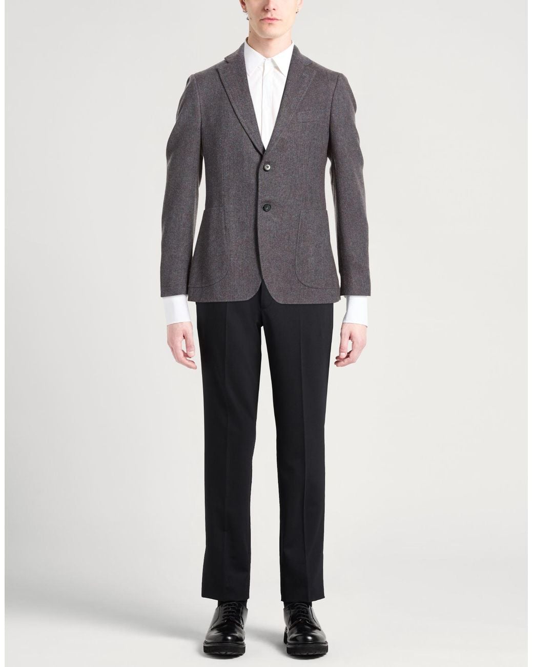 Isaia Gray Blazer for men