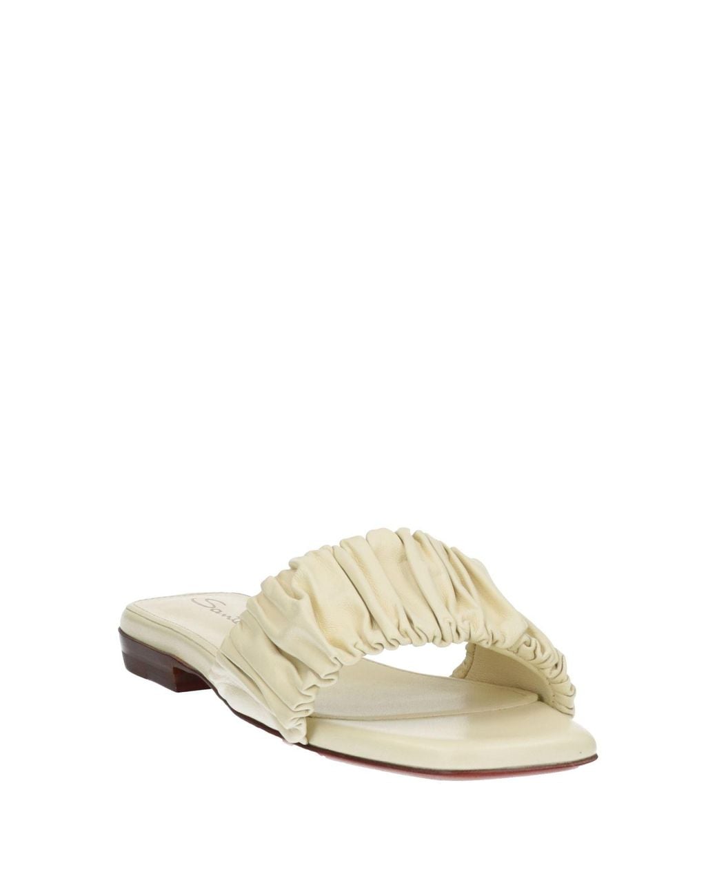 Santoni White Sandals