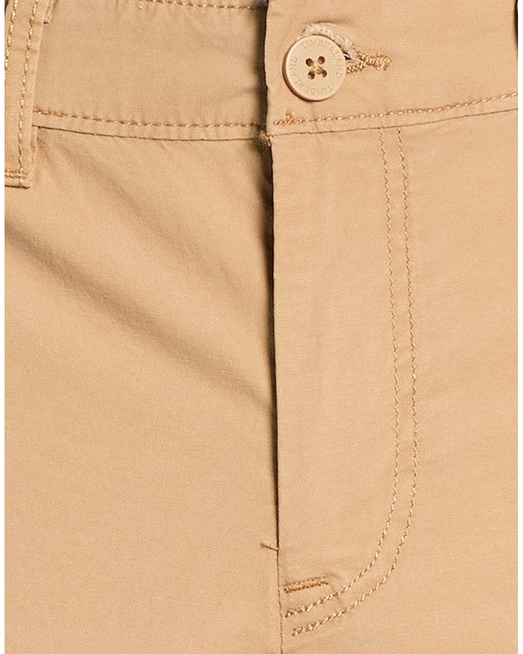 Timberland Natural Camel Pants Cotton, Elastane for men