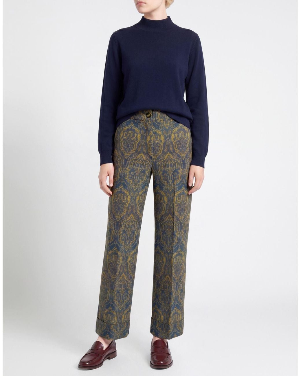 Pierre Louis Mascia Gray Pants Virgin Wool, Polyamide, Elastane