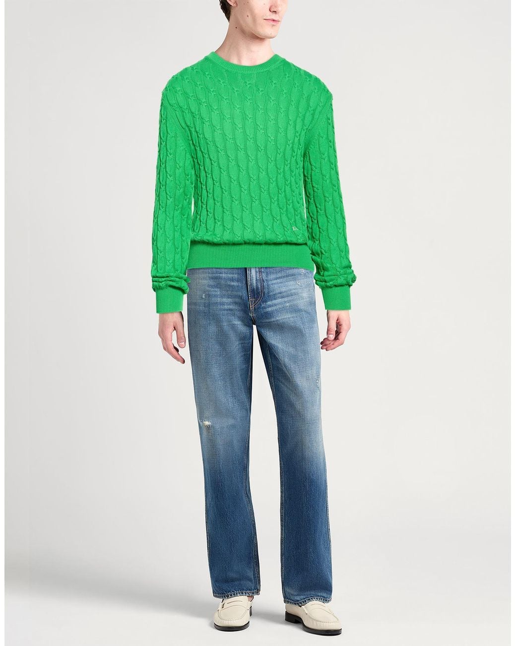 Dior Green Sweater Cotton for men