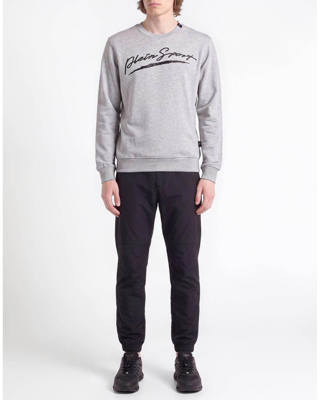 Philipp Plein Gray Sweatshirt Cotton for men