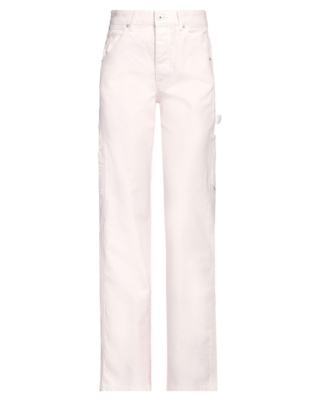 Heron Preston White Pants Cotton