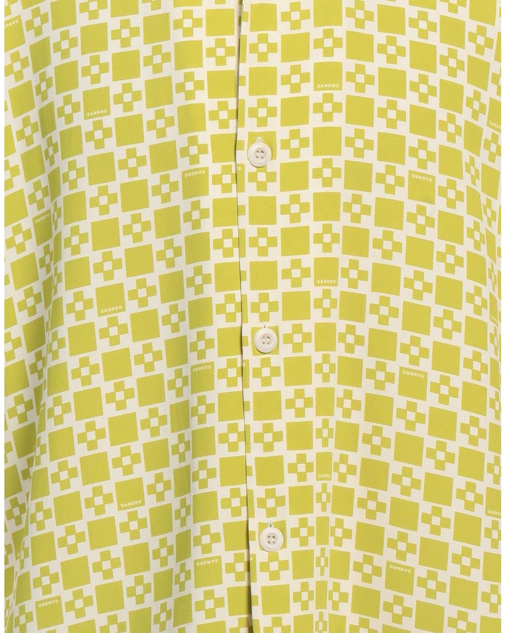 Sandro Yellow Shirt for men