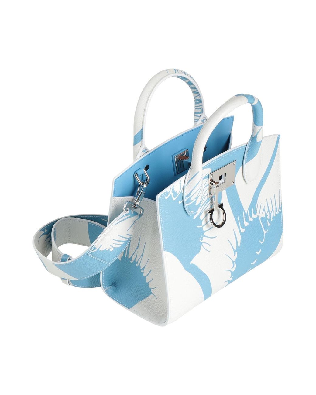 Ferragamo Blue Handbag