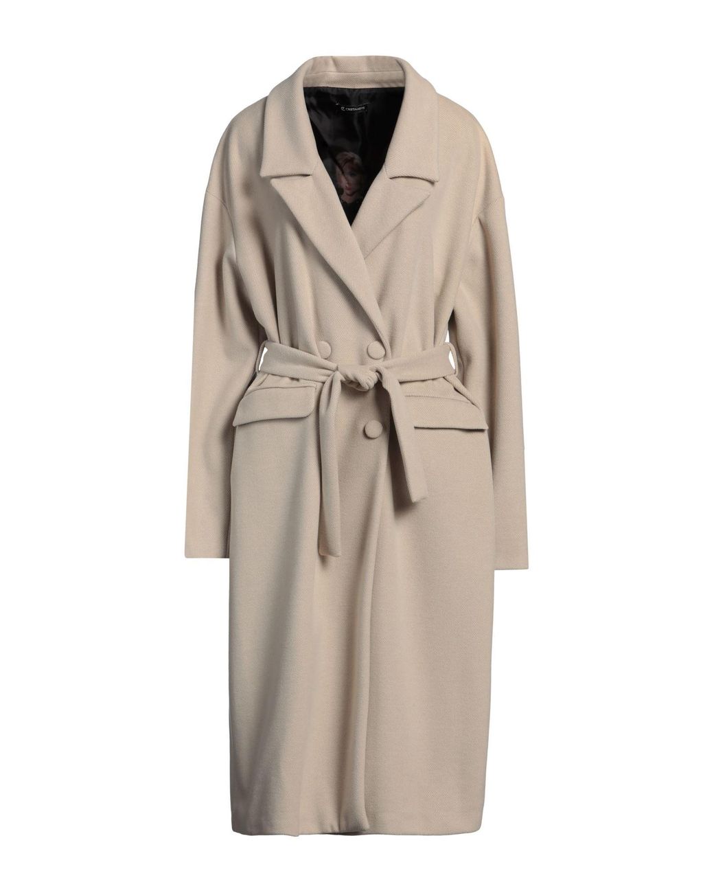 Cristinaeffe Natural Coat Polyester, Viscose