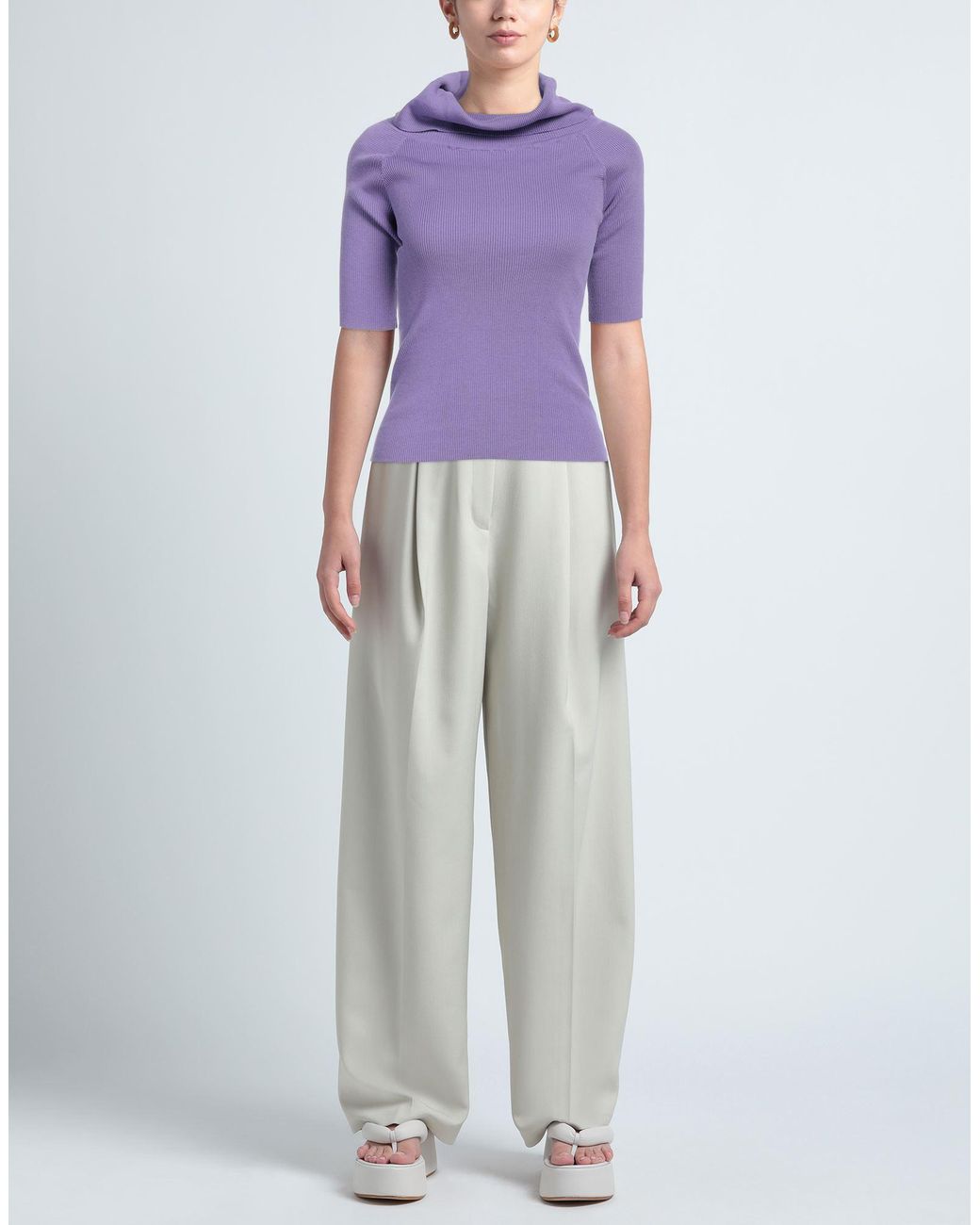 Snobby Sheep Purple Turtleneck