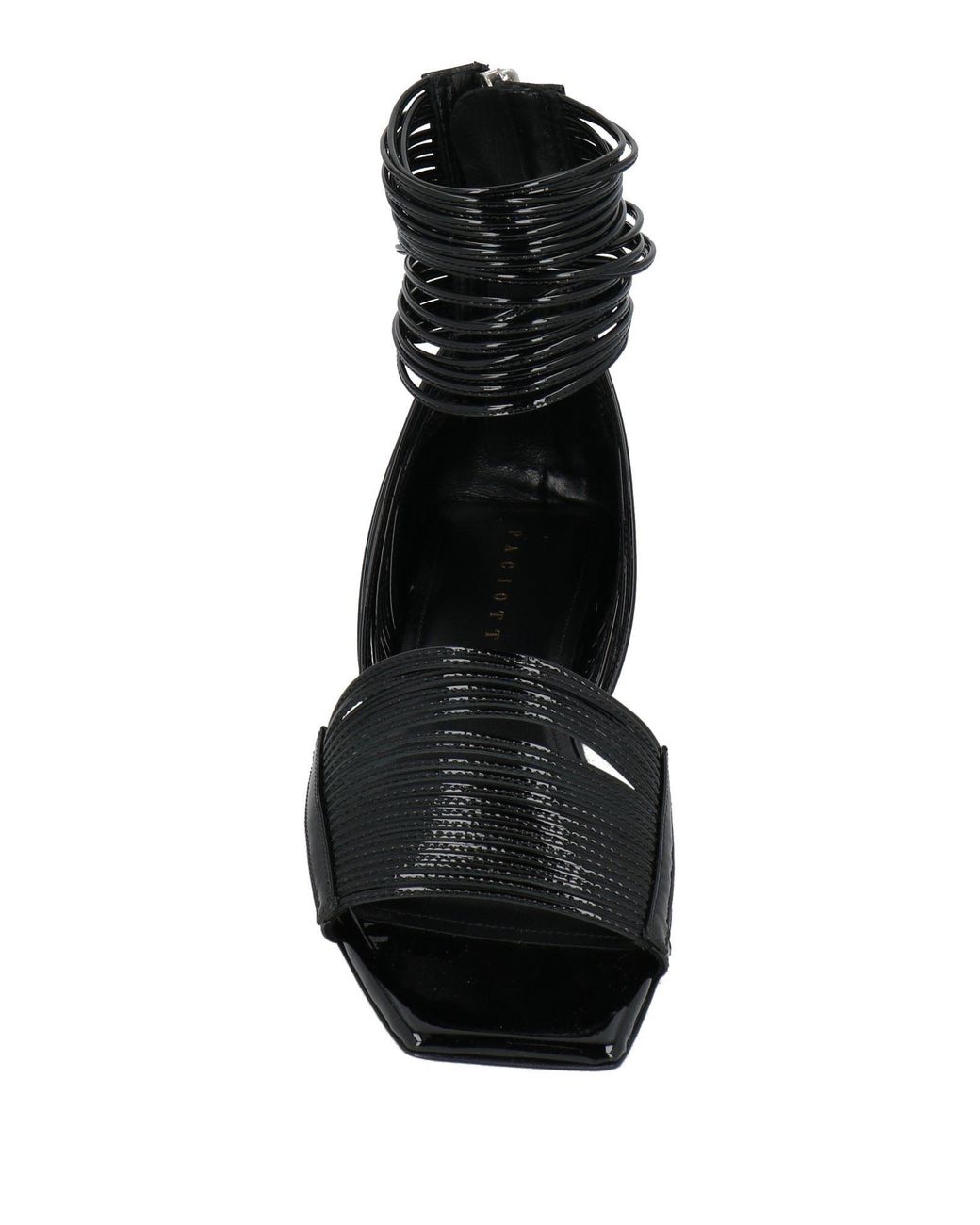 Cesare Paciotti Black Sandals