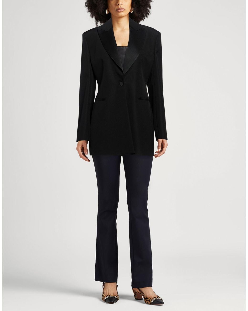Blumarine Black Blazer Virgin Wool