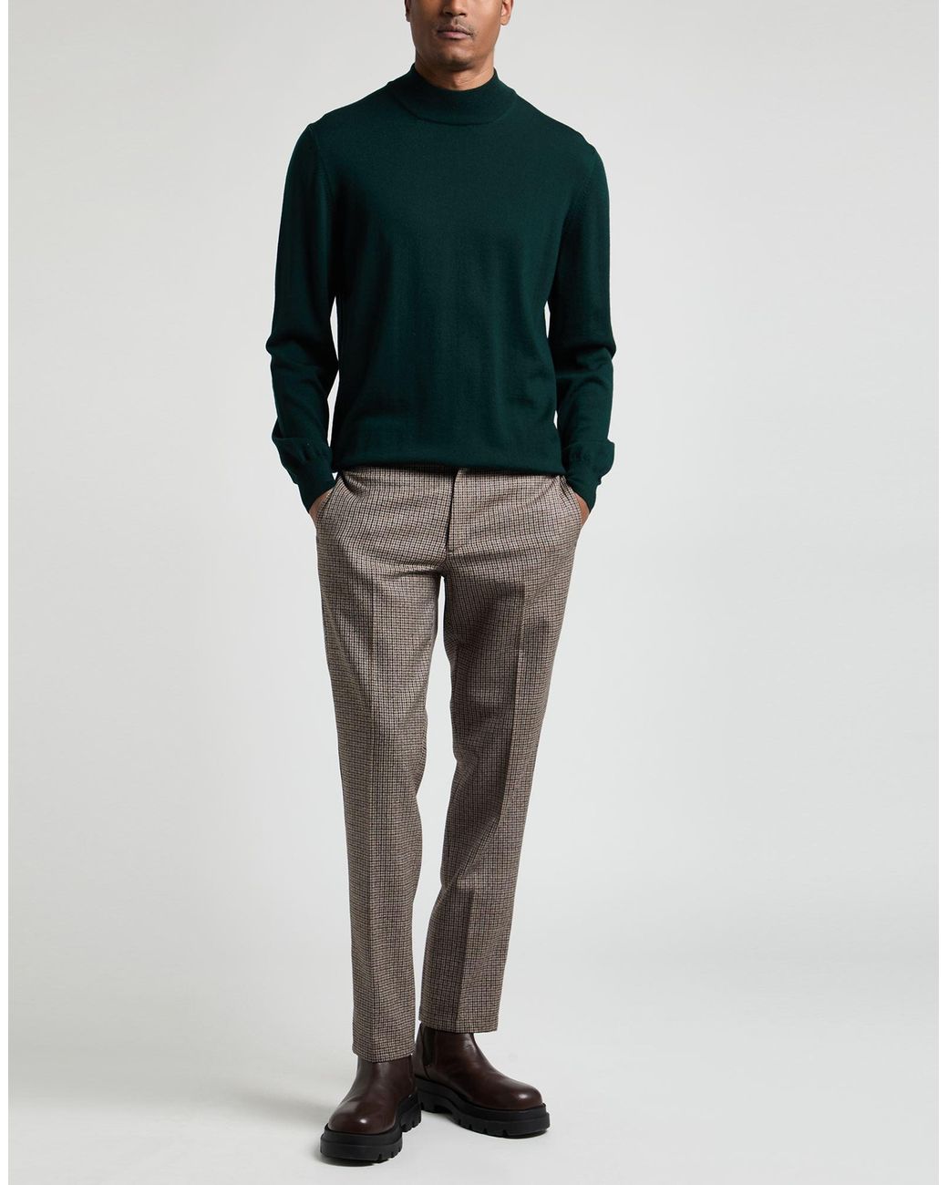 Gran Sasso Black Turtleneck for men