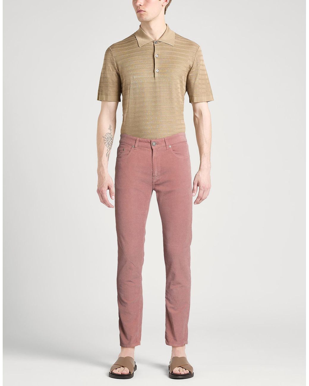 PT Torino Pink Pants for men