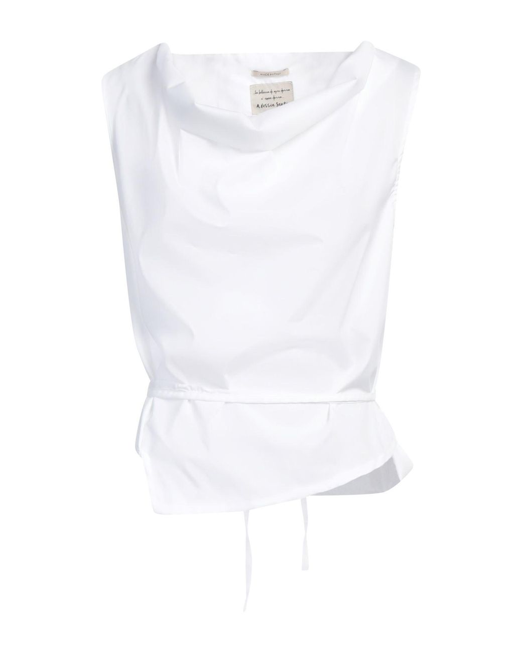 ALESSIA SANTI White Top Cotton