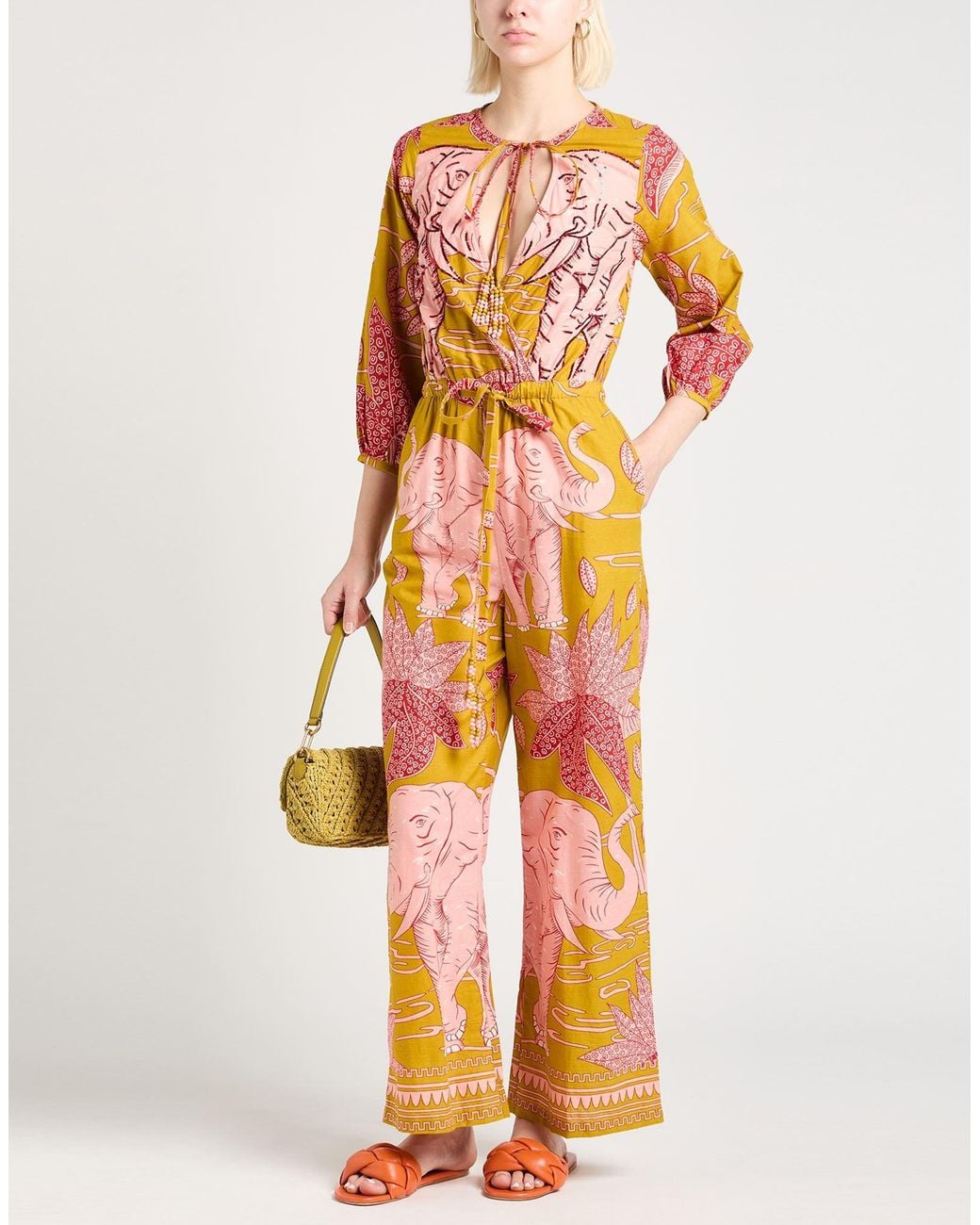 CONNOR & BLAKE Orange Jumpsuit Cotton