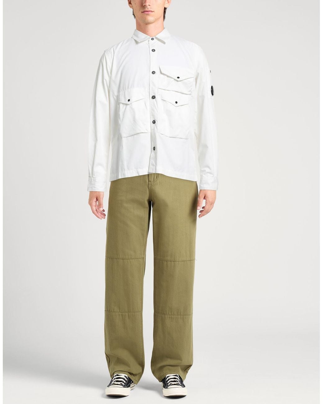 C P Company White Shirts for men