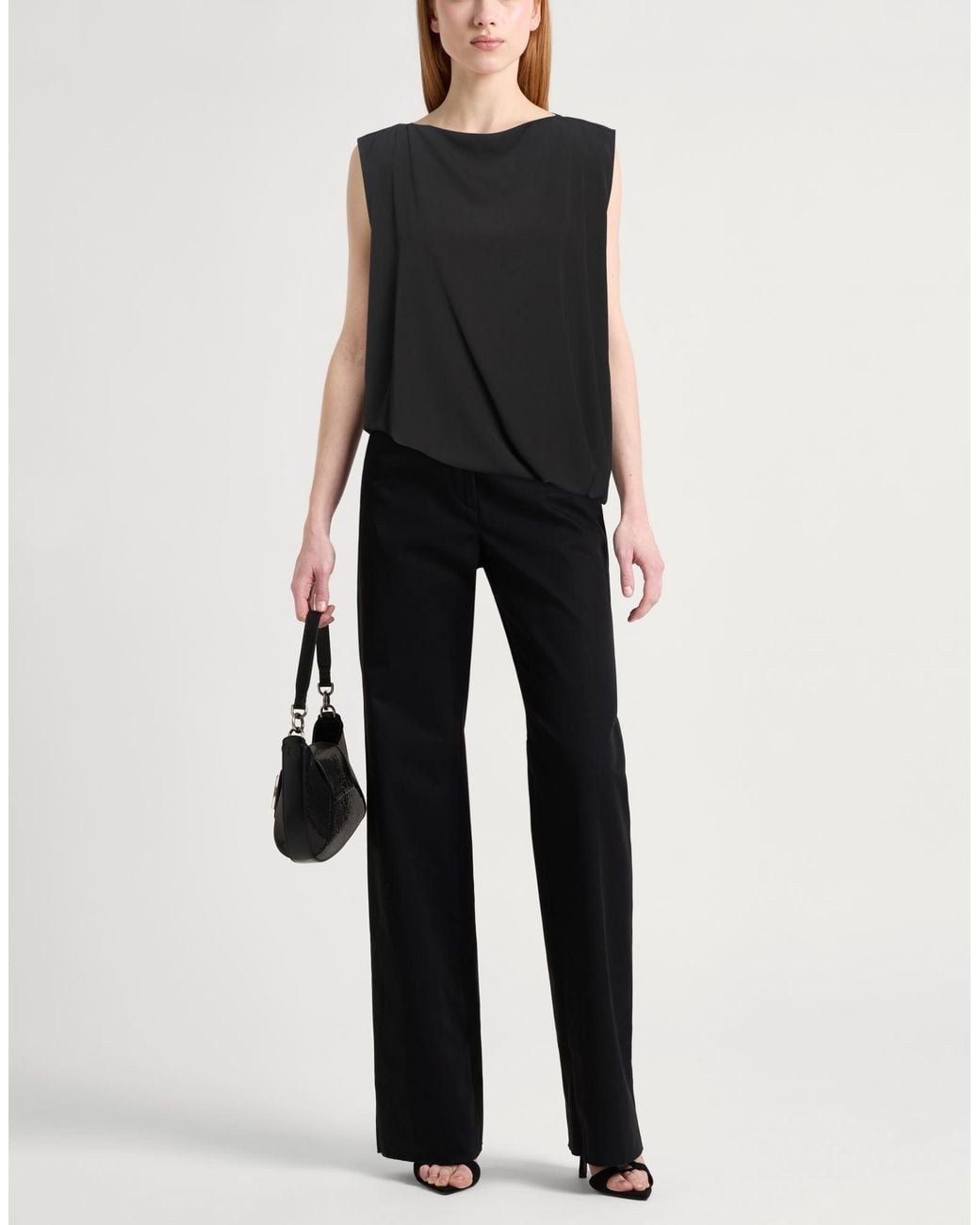 Kaos Black Top Polyester, Elastane