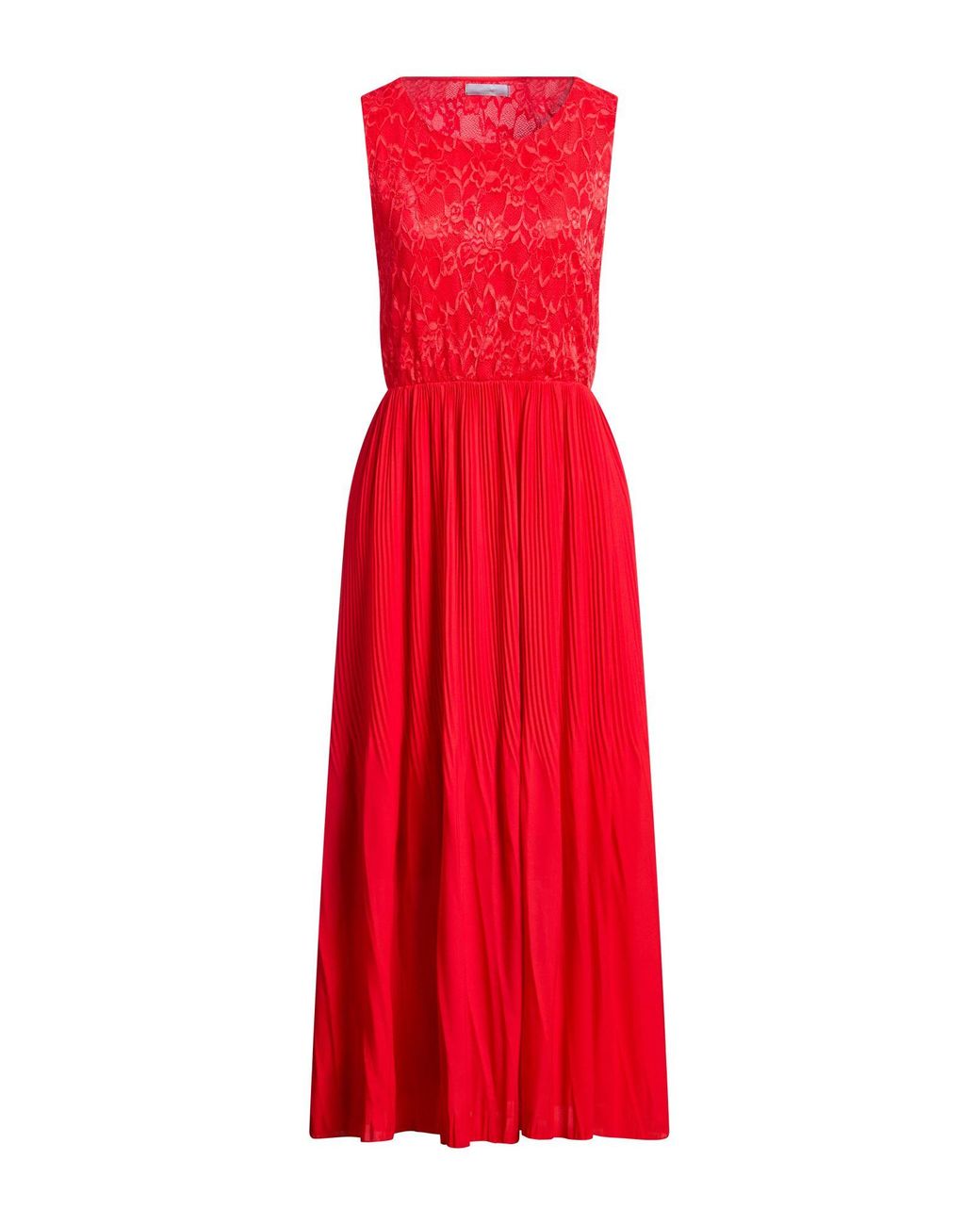 Fly Girl Red Midi Dress Polyester