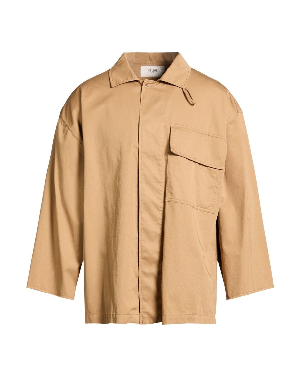Céline Natural Shirt Cotton, Linen for men