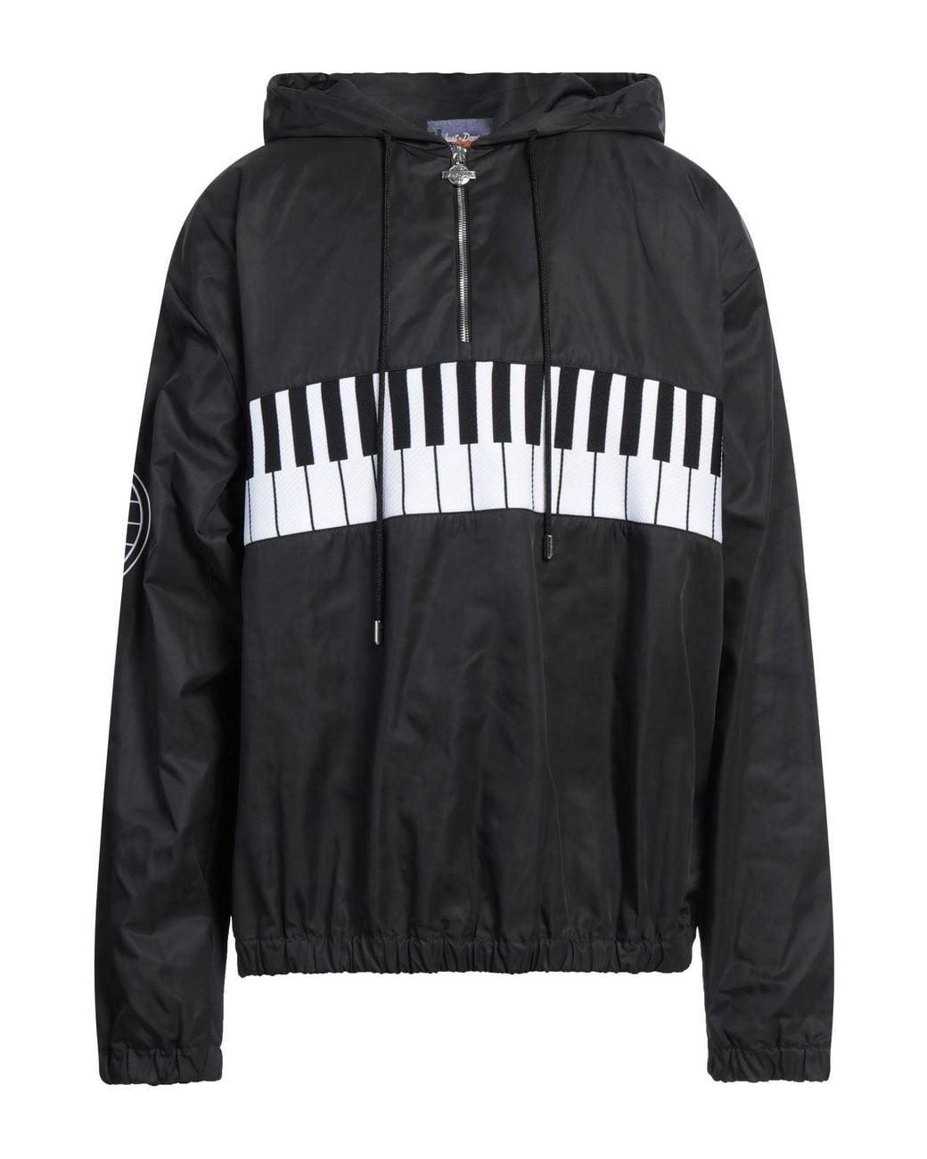 Just Don Black Jacket Polyester, Polyamide for men