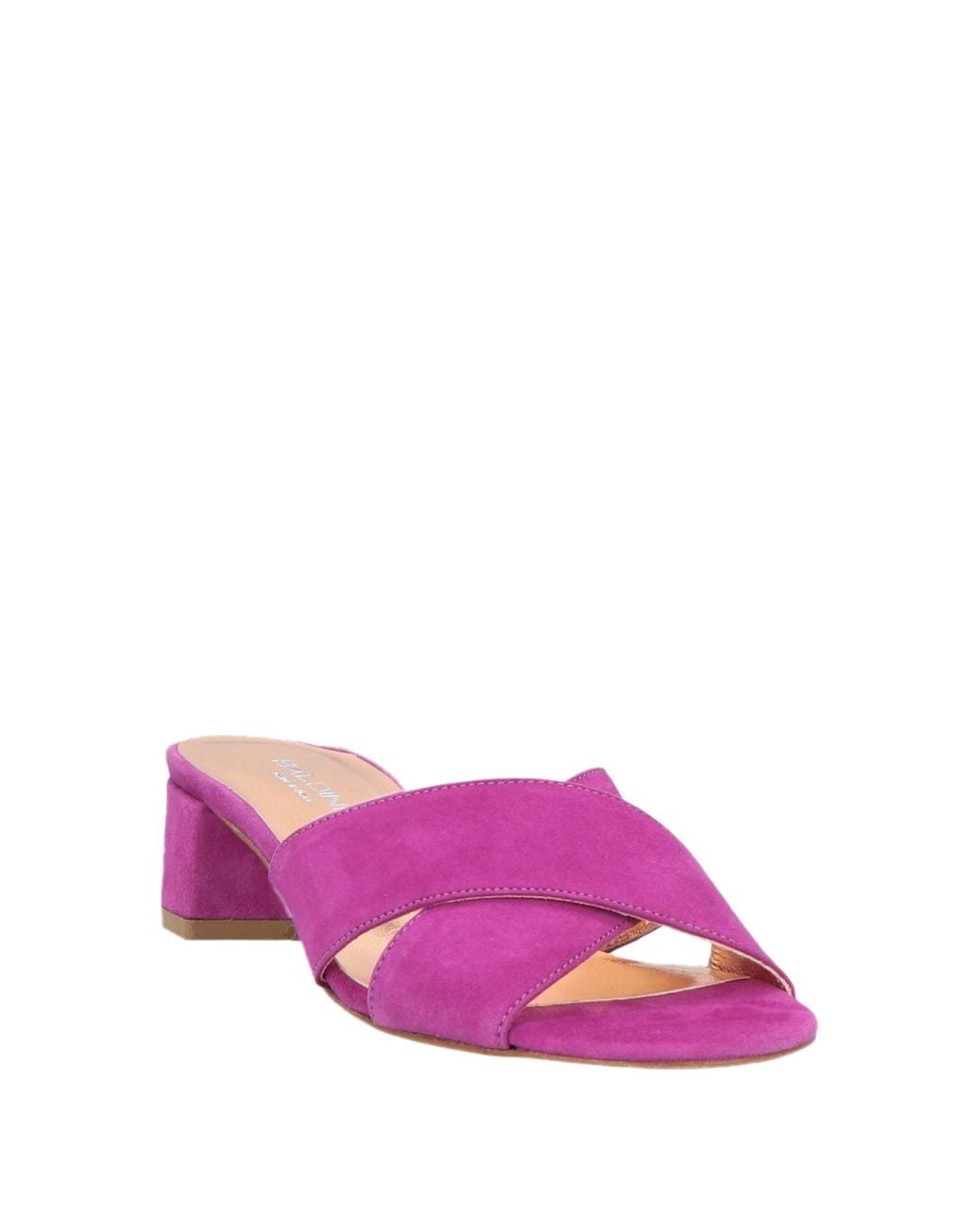 Baldinini Purple Sandals Leather