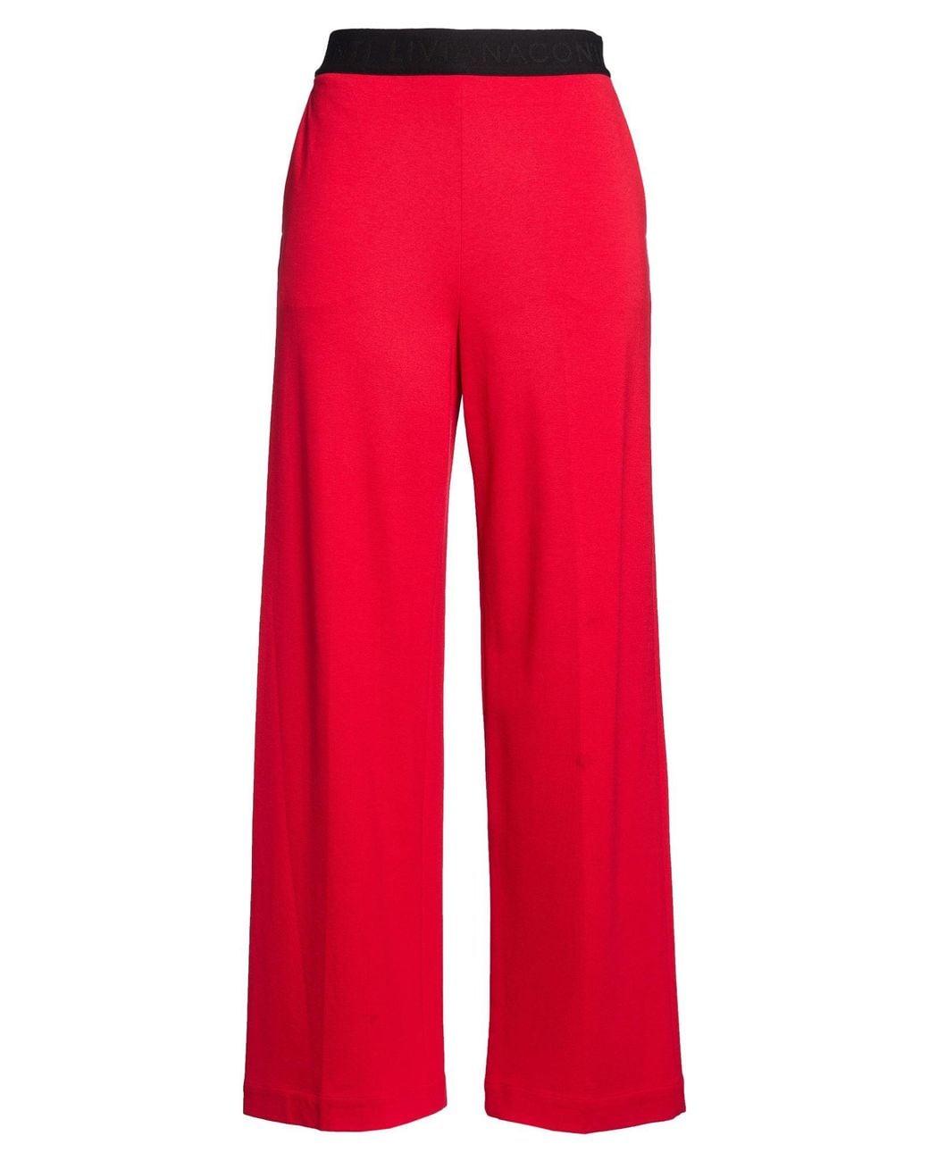 Liviana Conti Red Pants Viscose, Polyacrylic, Elastane