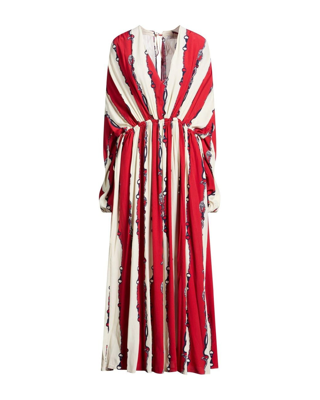 Ballantyne Red Maxi Dress Viscose